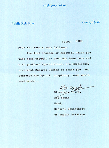 Callanan Letters